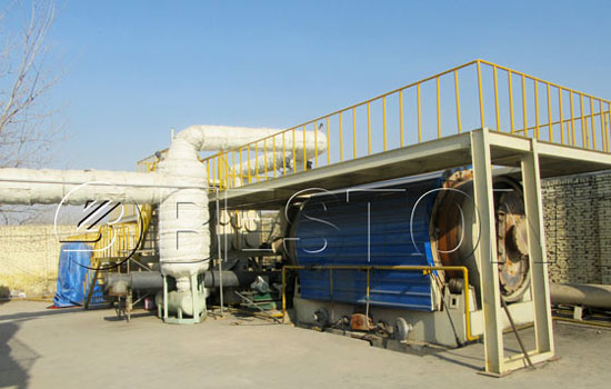 waste plastic to fuel oil pyrolysis plant