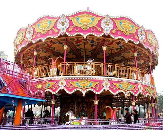 double decker grand carousel for sale 