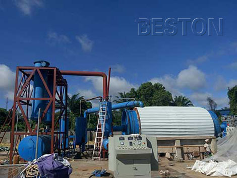 plastic waste pyrolysis machine