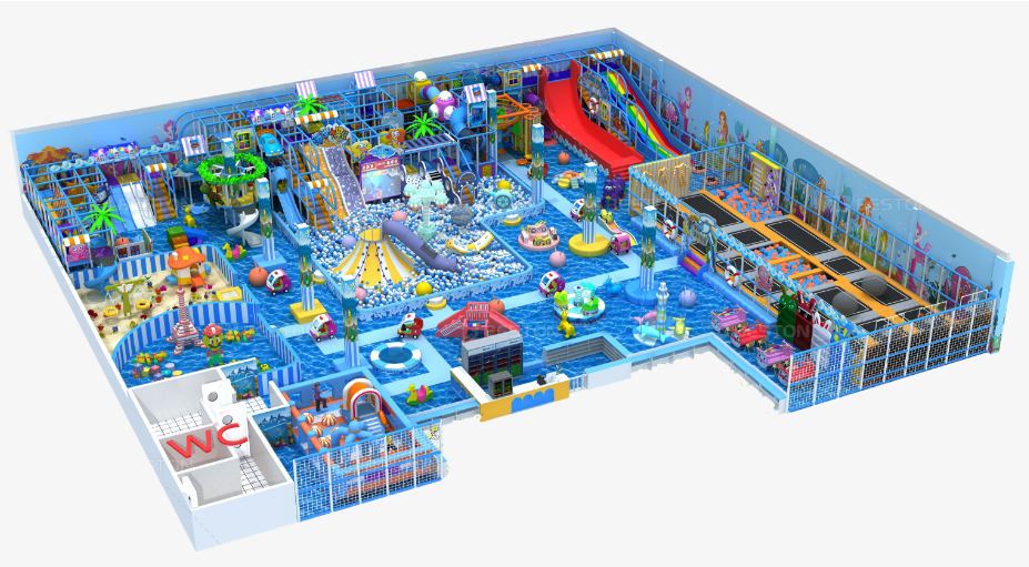 Ocean theme indoor playground euqipment