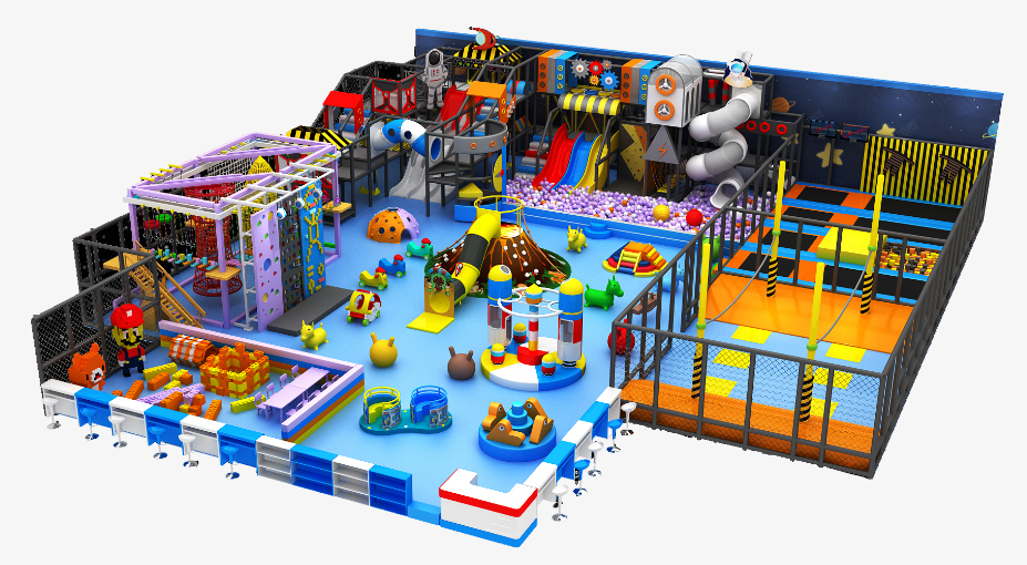 Space theme indoor playground